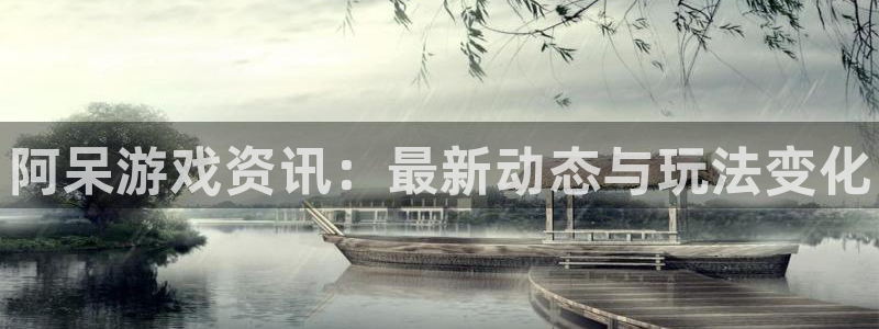 极悦娱乐注册登录平台：阿呆游戏资讯：最新动态与玩法变化
